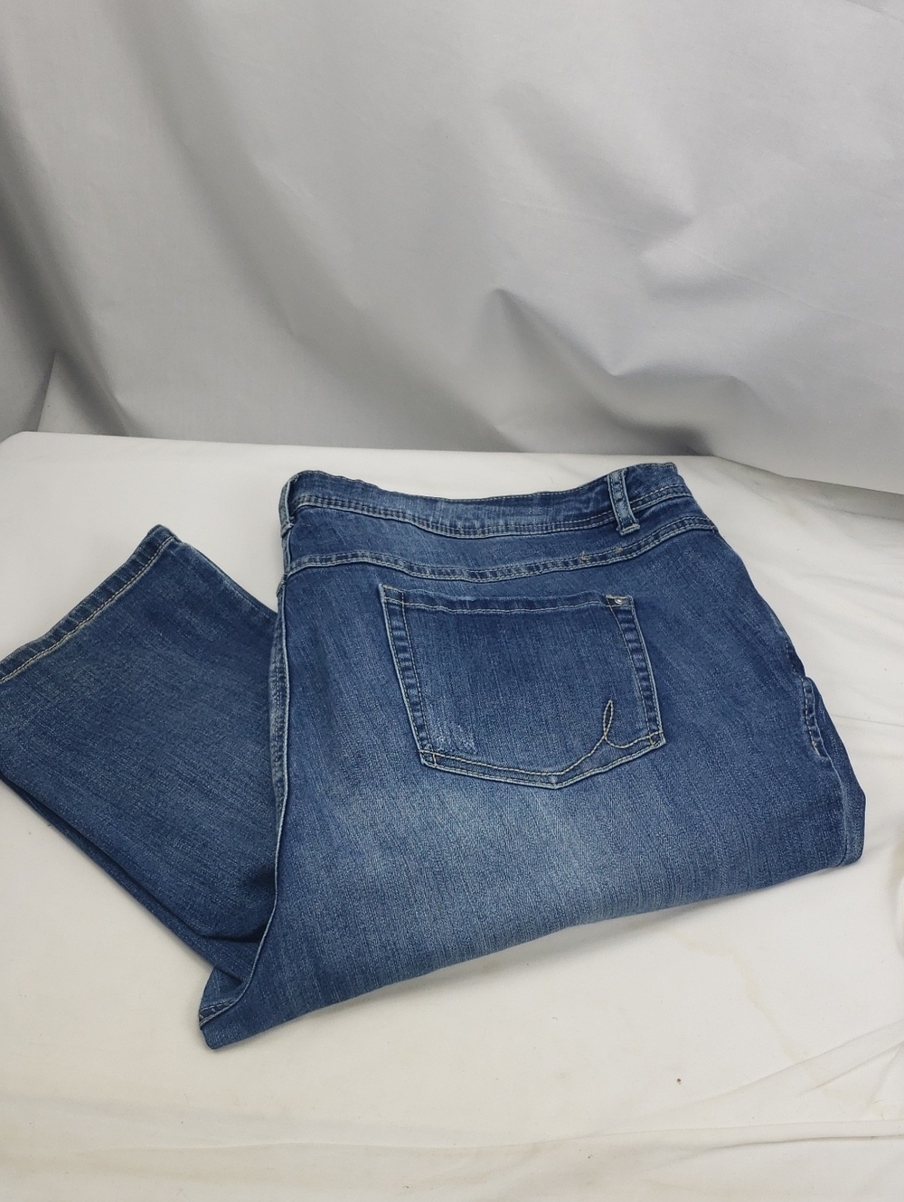 INC Denim Woman Boyfriend Slim Tech Fit Embellished Jeans Size 22W